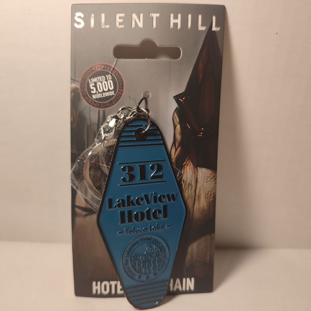 Silent Hill Lakeview Hotel Keyring Official Konami Collectible Keychain